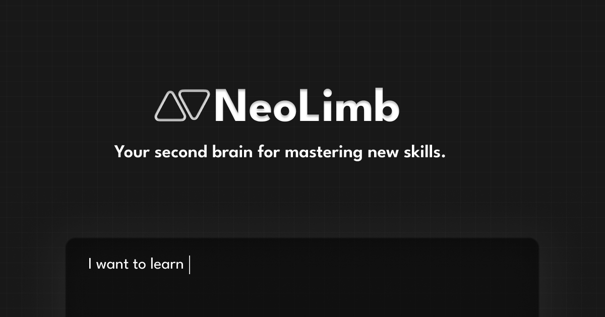 NeoLimb — AI-powered adaptive learning engine